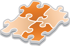 puzzle orange 3d
