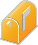 mailbox yellow 3d